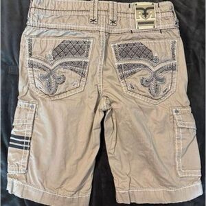 Rock Revival size 34 Men's Tan Cargo Shorts